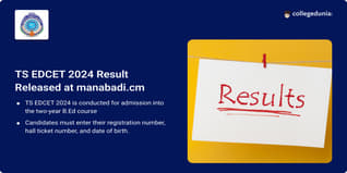 TS EDCET Results 2024 Released @manabadi.com; Check Direct Link Here